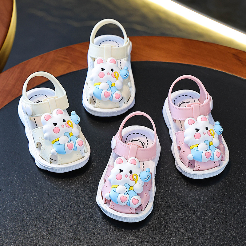 1-3 year old summer baby girl walking shoes for infants and toddlers, women's sandals with soft soles and anti slip shoes for children