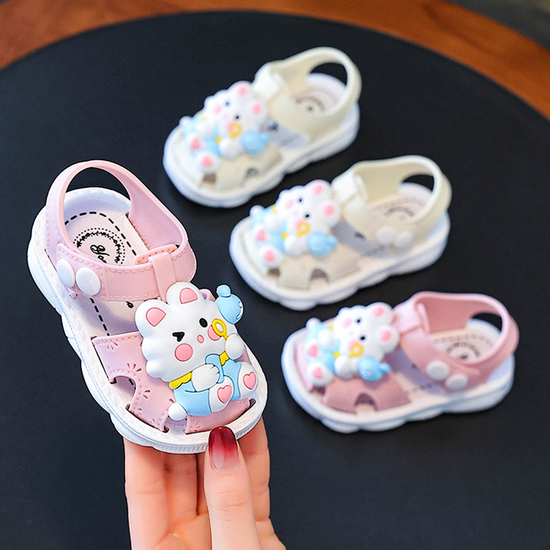 1-3 year old summer baby girl walking shoes for infants and toddlers, women's sandals with soft soles and anti slip shoes for children
