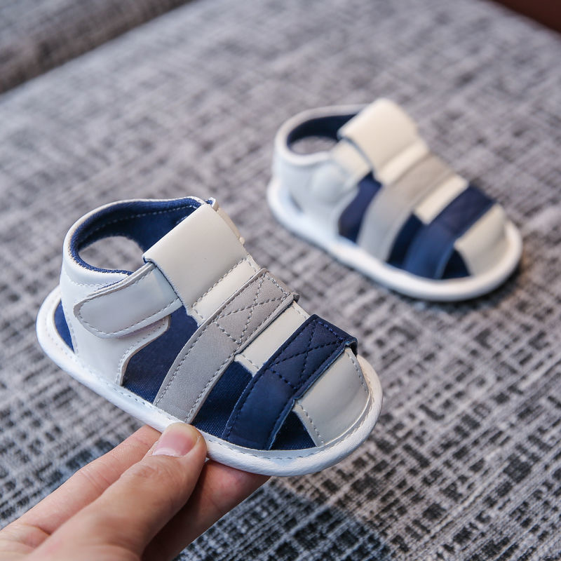 0-1 year old baby shoes, summer sandals, soft soled baby shoes, 3-6 to 12 months old, male and female babies will not fall off, newborn shoes