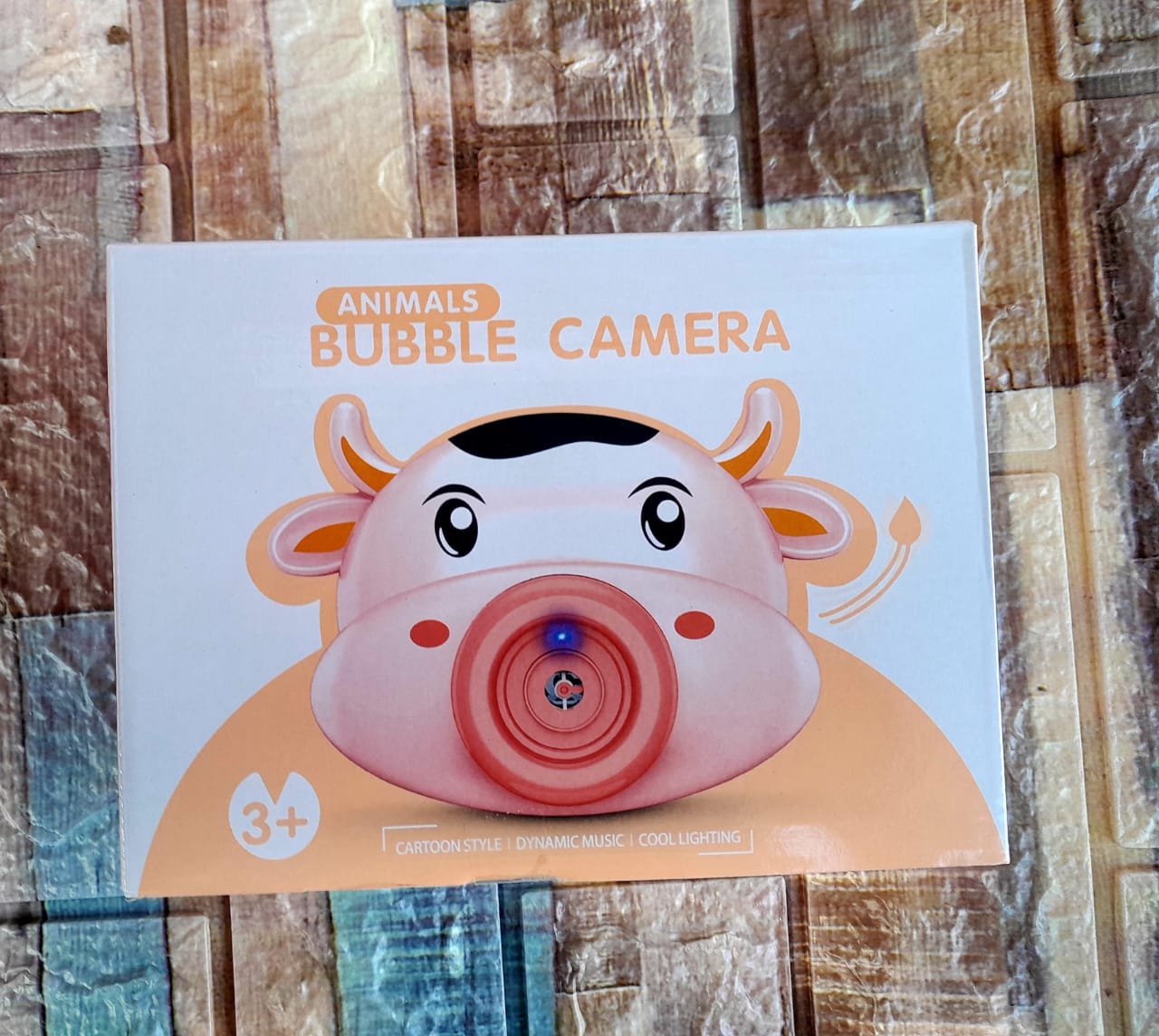 Animal Bubble Camera Toy – Kids Bubble Maker with Music & Lights, Fun Automatic Bubble Machine for Children