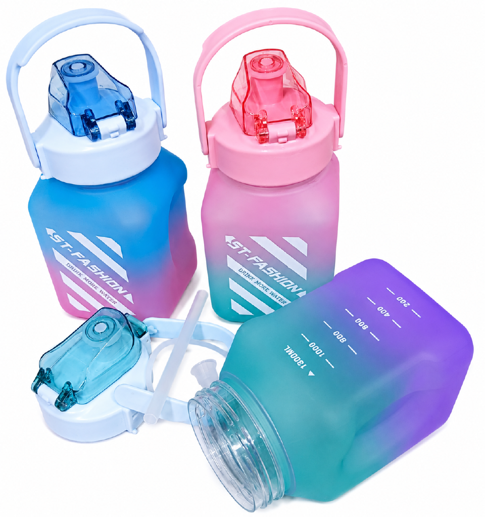 1300ML Water Bottle with Handle & Flip-Top Lid – Large Capacity Reusable Sports & Travel Water Bottle