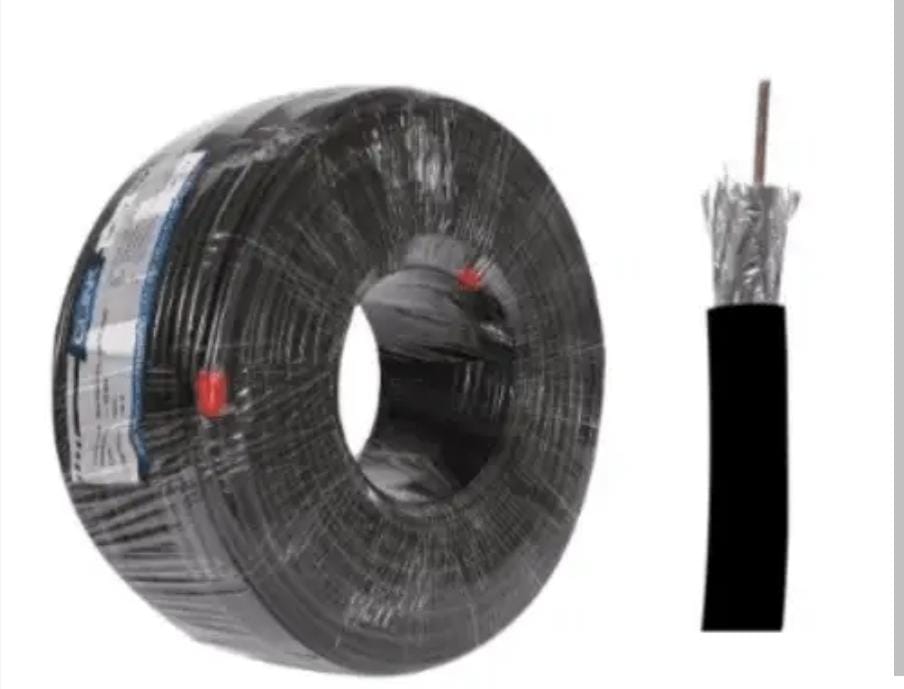 🛍️ ONLINE OFFER 🛍️ - A 1 pc a roll of RG6 coaxial aerial cable, commonly used for television, satellite, and internet installations . at affordable price and of very high quality