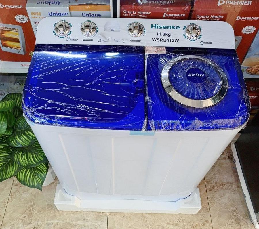 🟢 NEW OFFER 🟢 - A 1 pc 7.5 kg Hisense twin turb washing machine at affordable price and of very high quality