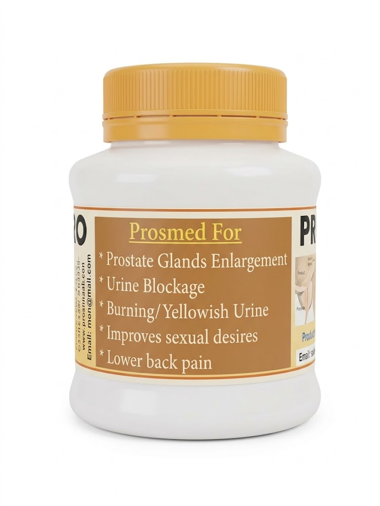 Prosmed Herbal Formula for Prostate & Urinary Health Targeted Natural Remedy Formulated To Support Prostate Glands Relieve Urinary Blockage And Ease Lower Back Discomfort
