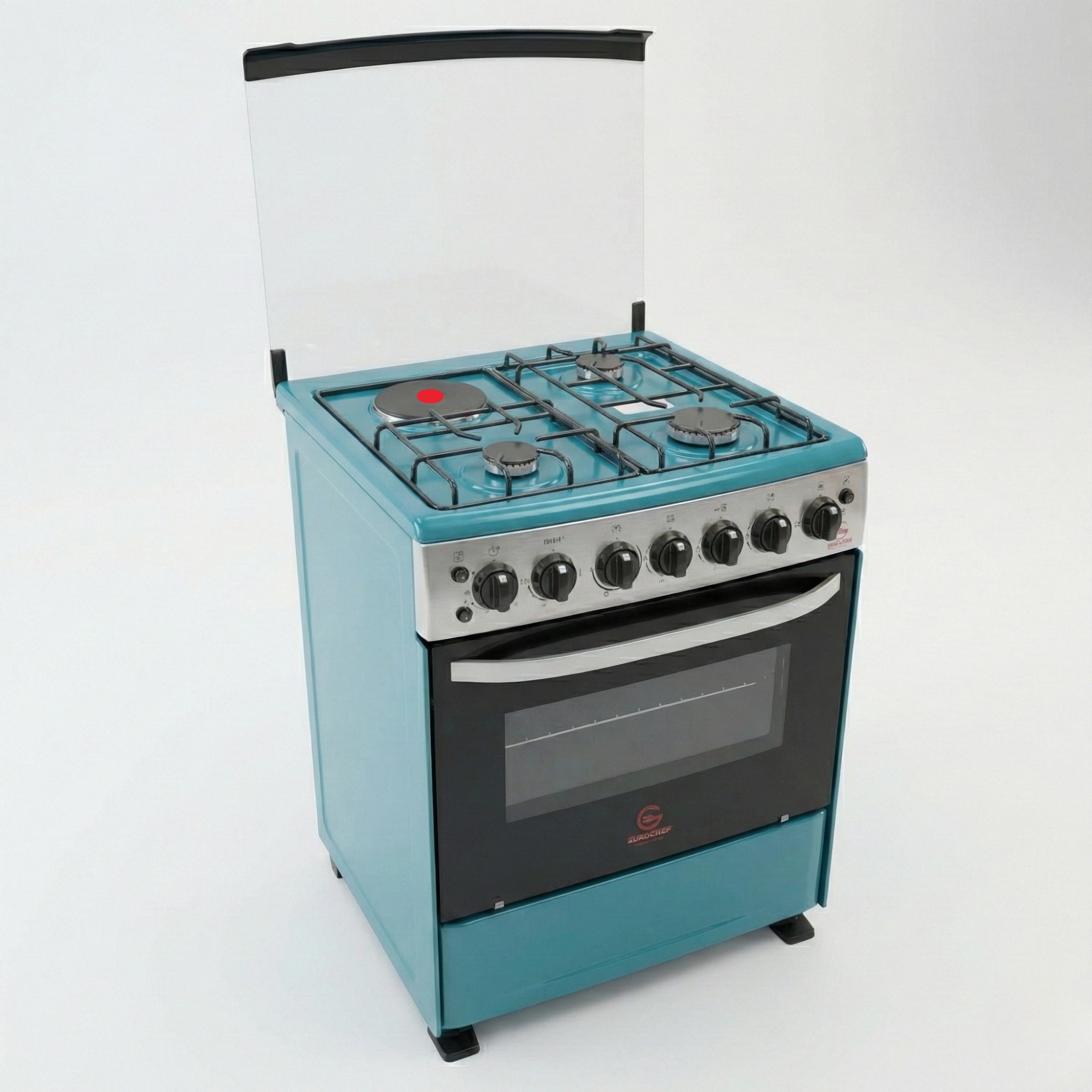 【LIMITED OFFER】 EUROCHEF 60X65 EGT65-3G1E-E Home Improvement 67l  Free Standing Gas Cooker  3 Gas +1 Hotplate Kitchen Appliance With Electric Oven