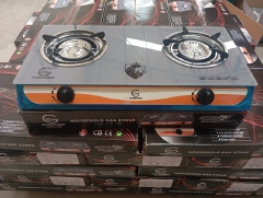 【Limited Offer】EUROCHEF ST-B002M Tornado Design Burner Two Burner Glass Top Table Gas Cooker -Grey