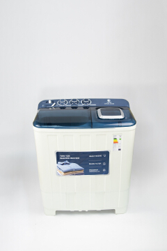 Euroken  Twin Tub Washing Machine 8KG Washer, 6 KG Spinner Combo with Timer Knobs, Built-in Drain Pump, Compact Washer for Home washing machine