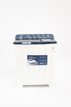 Euroken 12KG Twin Tub Washing Machine 7.5KG Washer, 5KG Spinner Combo with Timer Knobs, Built-in Drain Pump, Compact Washer for Home washing machine