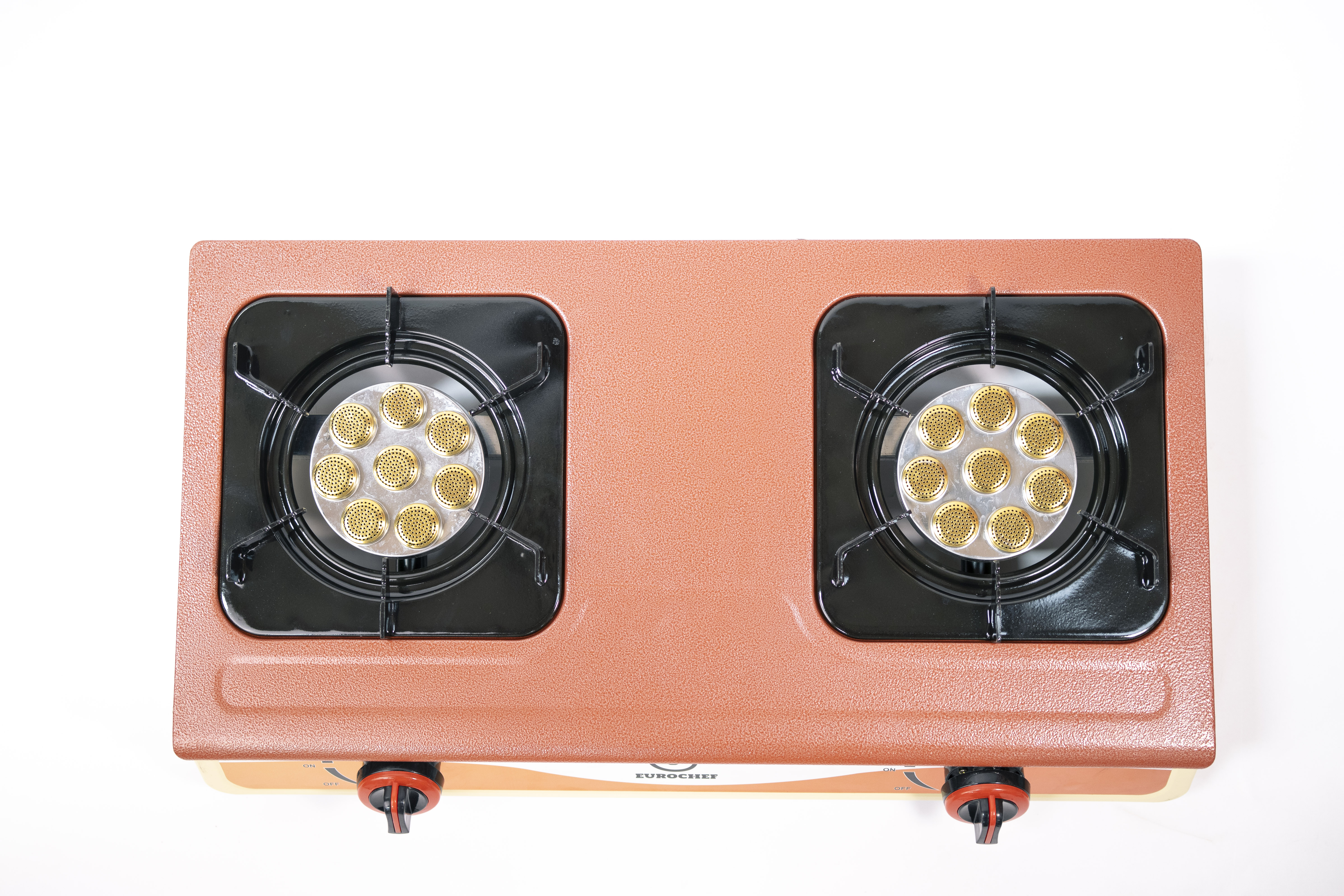 【Limited OfferEurochef ST-SUPER02 Heavy Duty Gas Cooker with Cast Iron Burners, Stainless Steel Panel & Auto Ignition