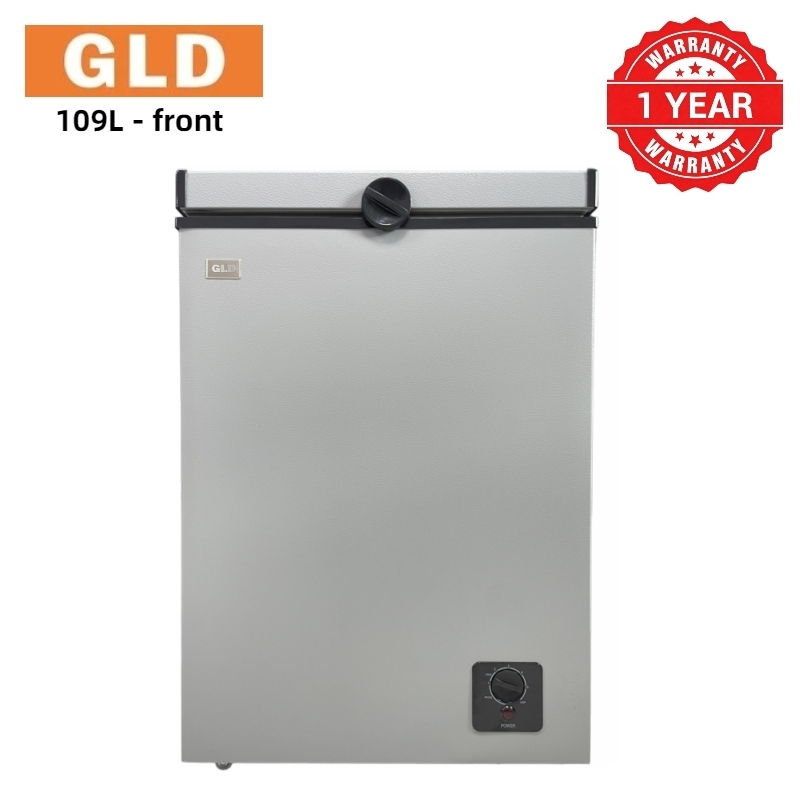 GLD 109L Chest Freezer | Fast Cooling & Good Heat Retention | Food-grade Aluminum Liner | Compact Space-saving Design | Even Temperaturem , Less Frost | Quick Freeze & Fresh Keeping