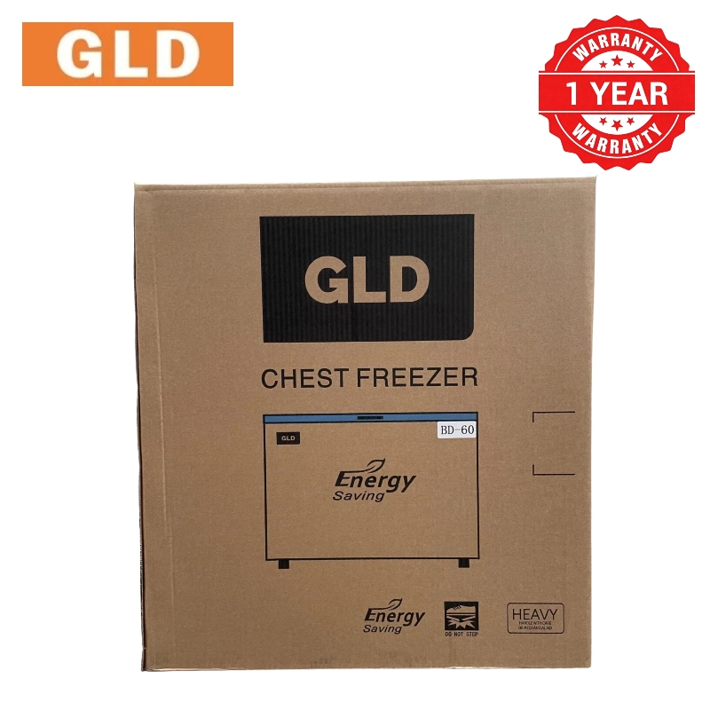 GLD 60L Chest Freezer | Fast Cooling & Good Heat Retention | Food-grade Aluminum Liner | Compact Space-saving Design | Even Temperaturem , Less Frost | Quick Freeze & Fresh Keeping