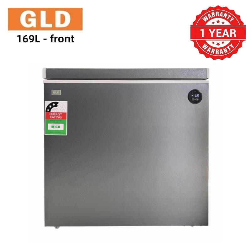 GLD 169L Chest Freezer with Smart Digital Display | Large Capacity | Food-Grade Aluminum Liner | 80% Less Frost | 0°C Alarm | Power Outage Protection | 42dB Ultra Quiet Operation