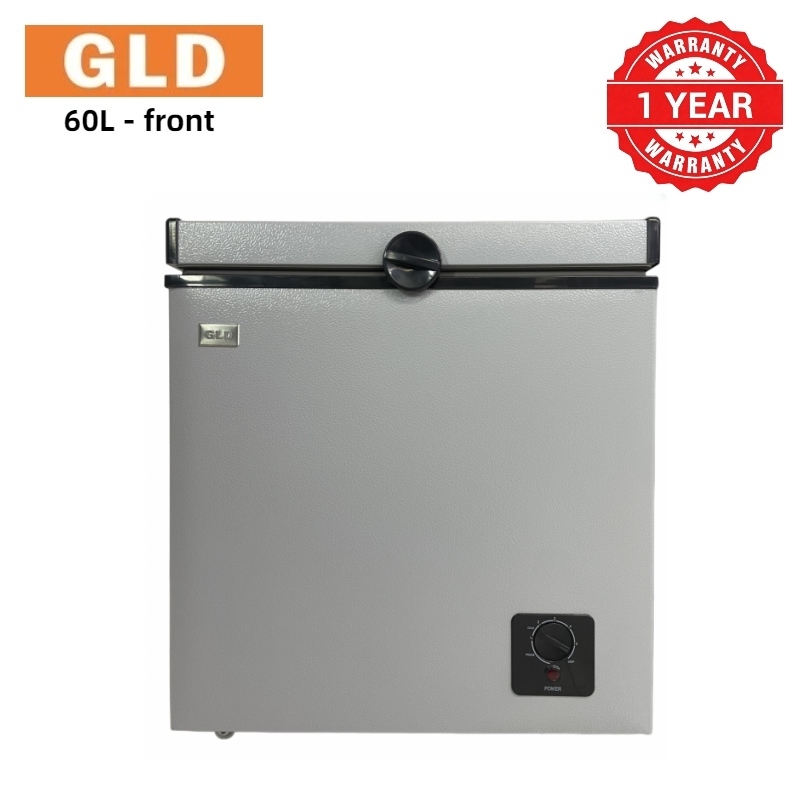 GLD 60L Chest Freezer | Fast Cooling & Good Heat Retention | Food-grade Aluminum Liner | Compact Space-saving Design | Even Temperaturem , Less Frost | Quick Freeze & Fresh Keeping