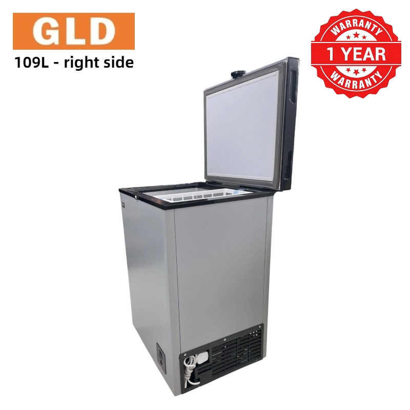 GLD 109L Chest Freezer | Fast Cooling & Good Heat Retention | Food-grade Aluminum Liner | Compact Space-saving Design | Even Temperaturem , Less Frost | Quick Freeze & Fresh Keeping