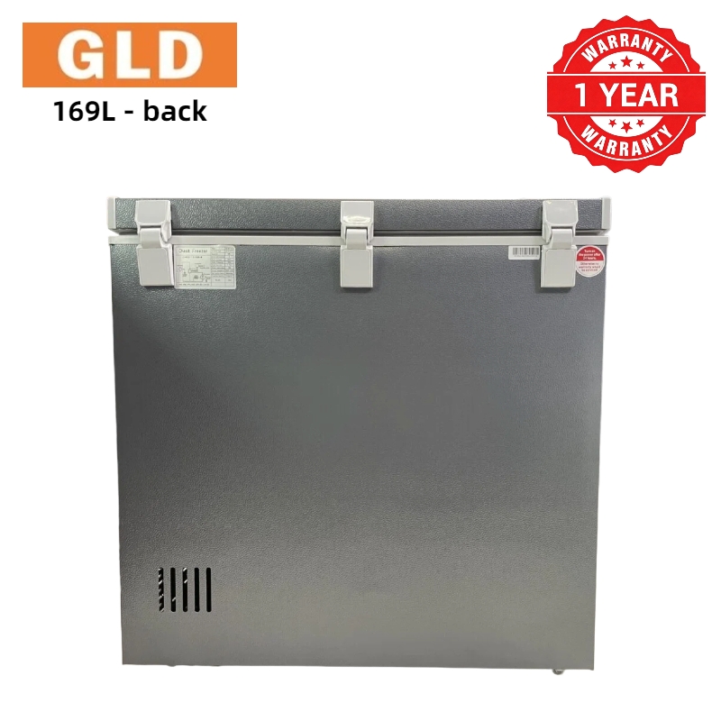 GLD 169L Chest Freezer with Smart Digital Display | Large Capacity | Food-Grade Aluminum Liner | 80% Less Frost | 0°C Alarm | Power Outage Protection | 42dB Ultra Quiet Operation