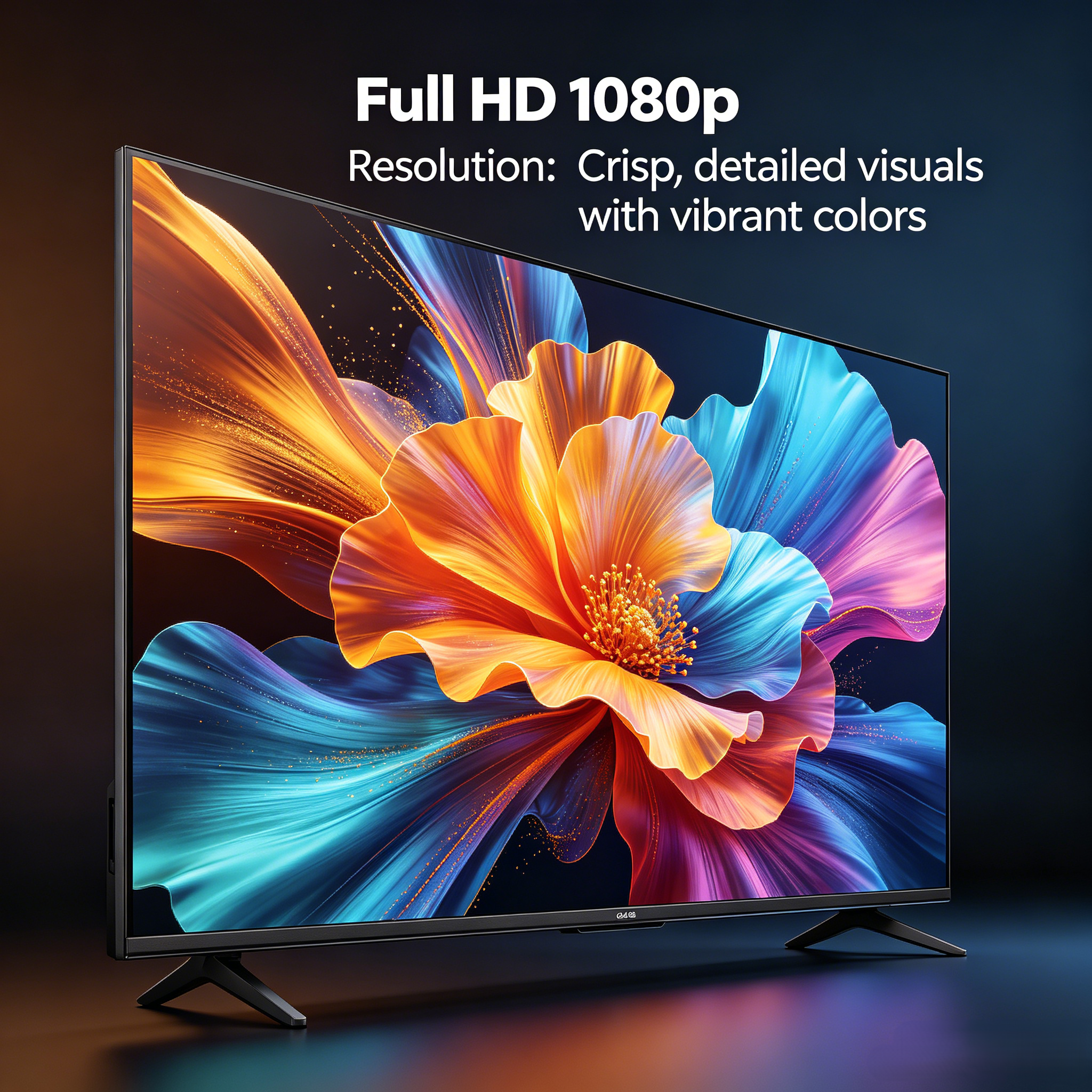 GLD 43" Inch Smart Android TV Frameless Full HD 1080P LED Television, Bluetooth Enabled, Built-in WiFi, Support Netflix YouTube, HDMI & USB Ports, Multi-Media Screen Mirroring (G4300D2B-SA)