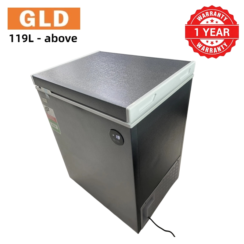 GLD 119L Chest Freezer with Smart Digital Display | Food-Grade Aluminum Liner | 0°C Alarm | 80% Less Frost | Power Outage Protection | 42dB Ultra Quiet Operation | Energy Saving