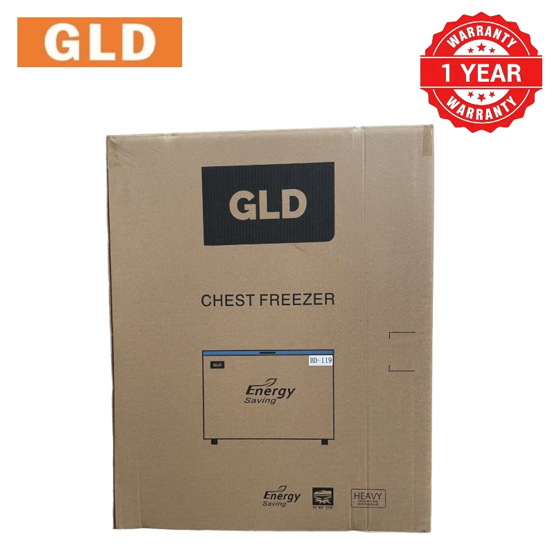 GLD 119L Chest Freezer with Smart Digital Display | Food-Grade Aluminum Liner | 0°C Alarm | 80% Less Frost | Power Outage Protection | 42dB Ultra Quiet Operation | Energy Saving