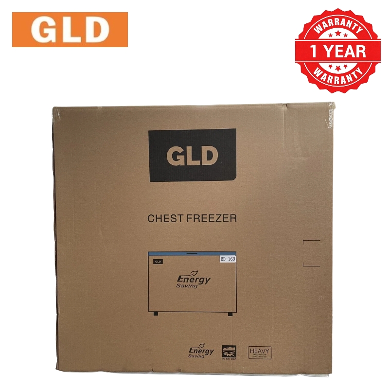 GLD 169L Chest Freezer with Smart Digital Display | Large Capacity | Food-Grade Aluminum Liner | 80% Less Frost | 0°C Alarm | Power Outage Protection | 42dB Ultra Quiet Operation