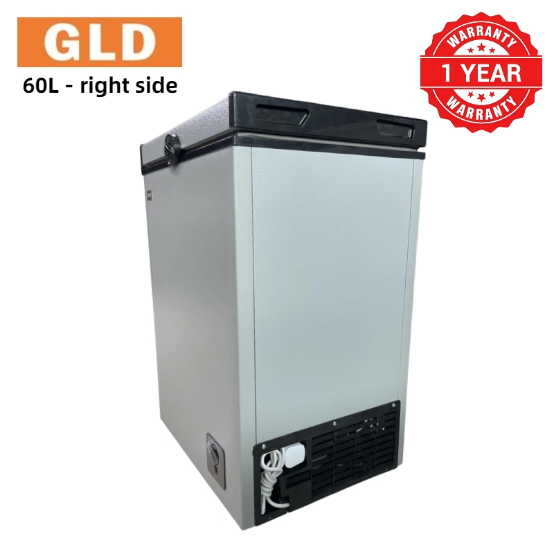 GLD 60L Chest Freezer | Fast Cooling & Good Heat Retention | Food-grade Aluminum Liner | Compact Space-saving Design | Even Temperaturem , Less Frost | Quick Freeze & Fresh Keeping