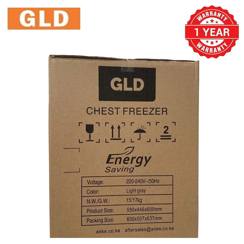 GLD 60L Chest Freezer | Fast Cooling & Good Heat Retention | Food-grade Aluminum Liner | Compact Space-saving Design | Even Temperaturem , Less Frost | Quick Freeze & Fresh Keeping