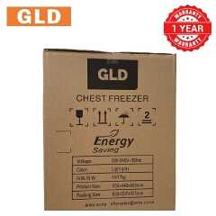 GLD 60L Chest Freezer Fast Cooling Energy Saving Food-grade Aluminum Liner Compact Space-saving Less Frost  Fresh Keeping for Home and Small Business Refrigerator