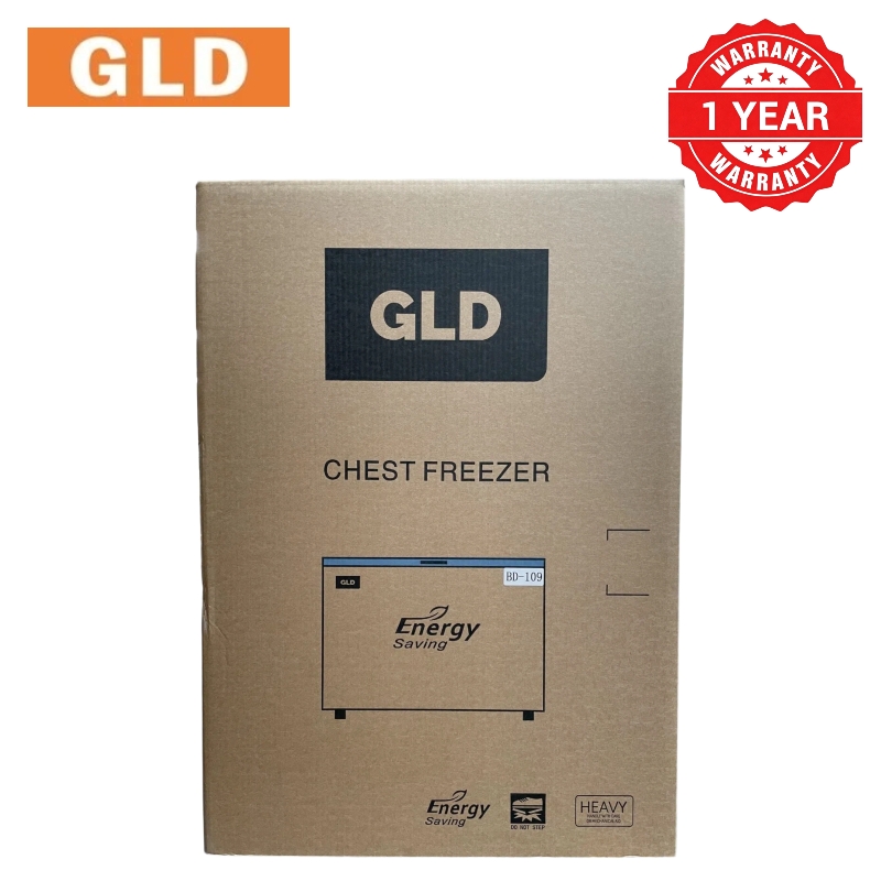 GLD 109L Chest Freezer | Fast Cooling & Good Heat Retention | Food-grade Aluminum Liner | Compact Space-saving Design | Even Temperaturem , Less Frost | Quick Freeze & Fresh Keeping