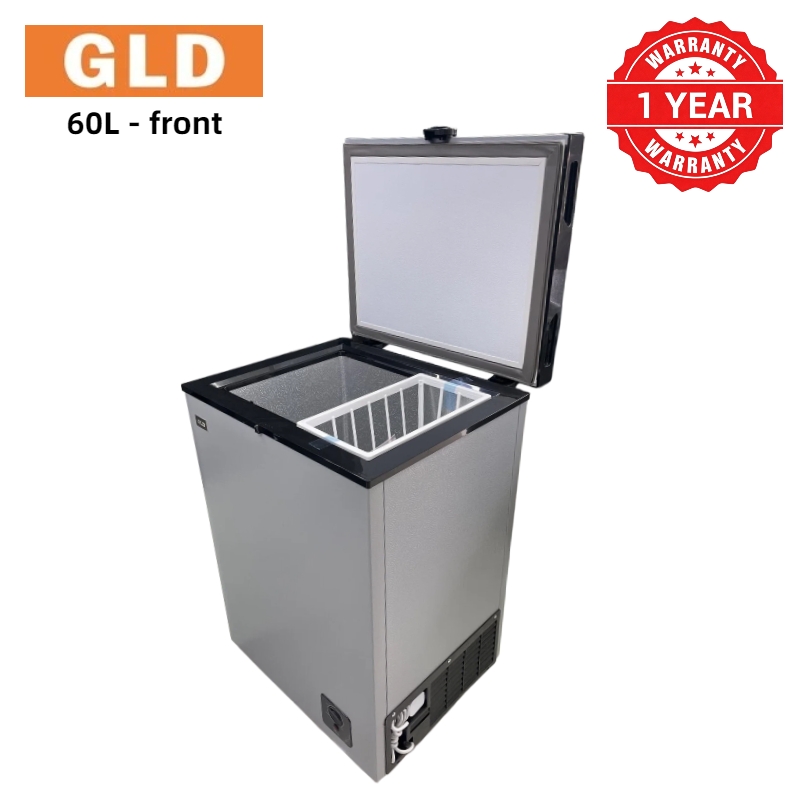 GLD 60L Chest Freezer | Fast Cooling & Good Heat Retention | Food-grade Aluminum Liner | Compact Space-saving Design | Even Temperaturem , Less Frost | Quick Freeze & Fresh Keeping