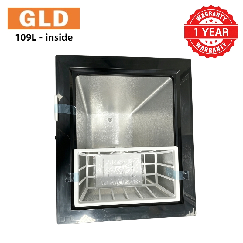 GLD 109L Chest Freezer | Fast Cooling & Good Heat Retention | Food-grade Aluminum Liner | Compact Space-saving Design | Even Temperaturem , Less Frost | Quick Freeze & Fresh Keeping