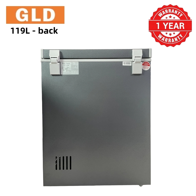 GLD 119L Chest Freezer with Smart Digital Display | Food-Grade Aluminum Liner | 0°C Alarm | 80% Less Frost | Power Outage Protection | 42dB Ultra Quiet Operation | Energy Saving