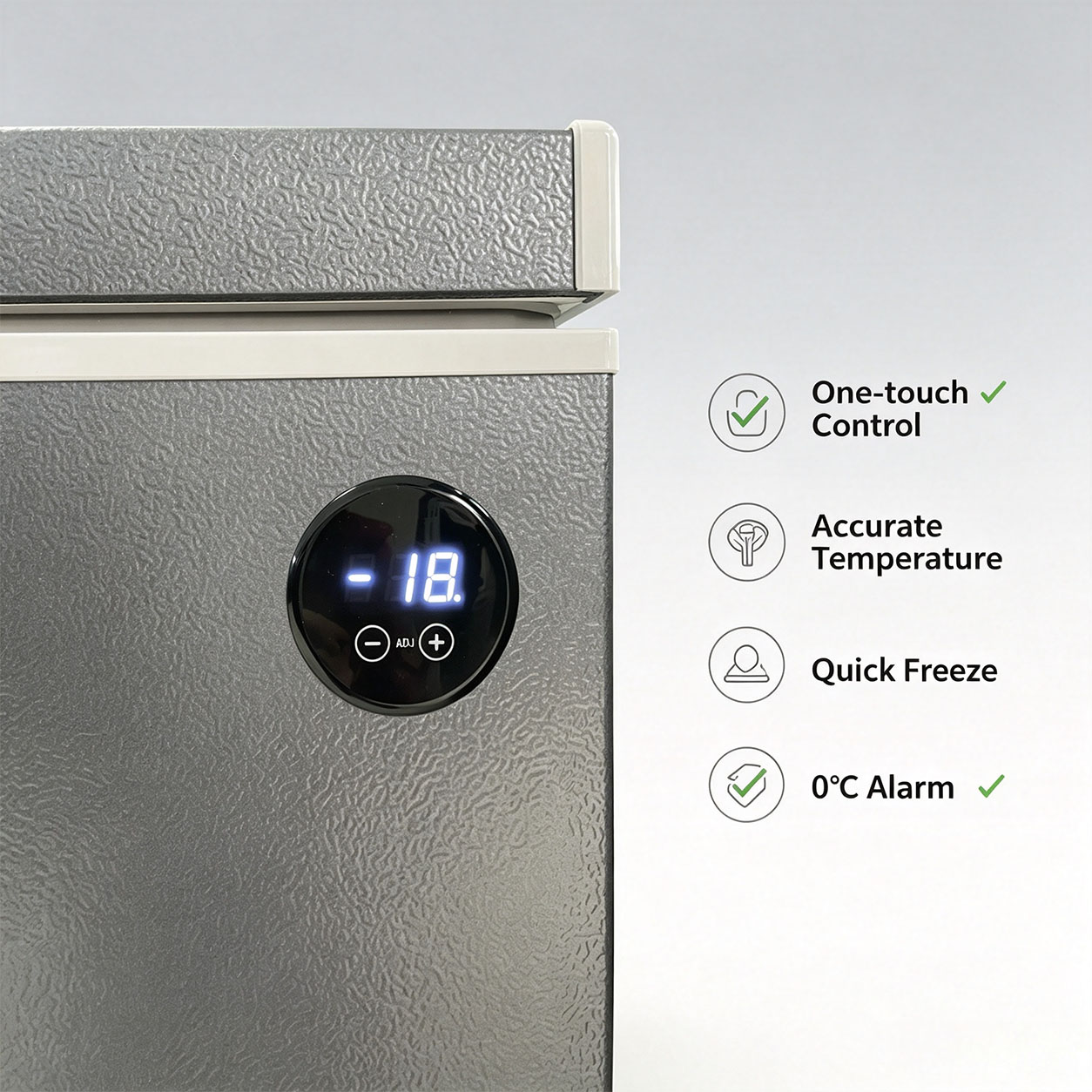 GLD 169L Chest Freezer | Smart Digital Display | Fast Cooling | Energy Saving | 80% Less Frost | 42dB Ultra Quiet | 1 Year Warranty