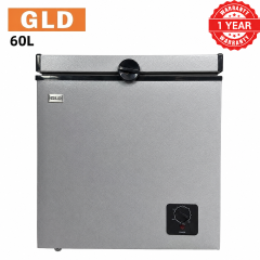 GLD 60L Chest Freezer Fast Cooling Energy Saving Food-grade Aluminum Liner Compact Space-saving Less Frost  Fresh Keeping for Home and Small Business Refrigerator