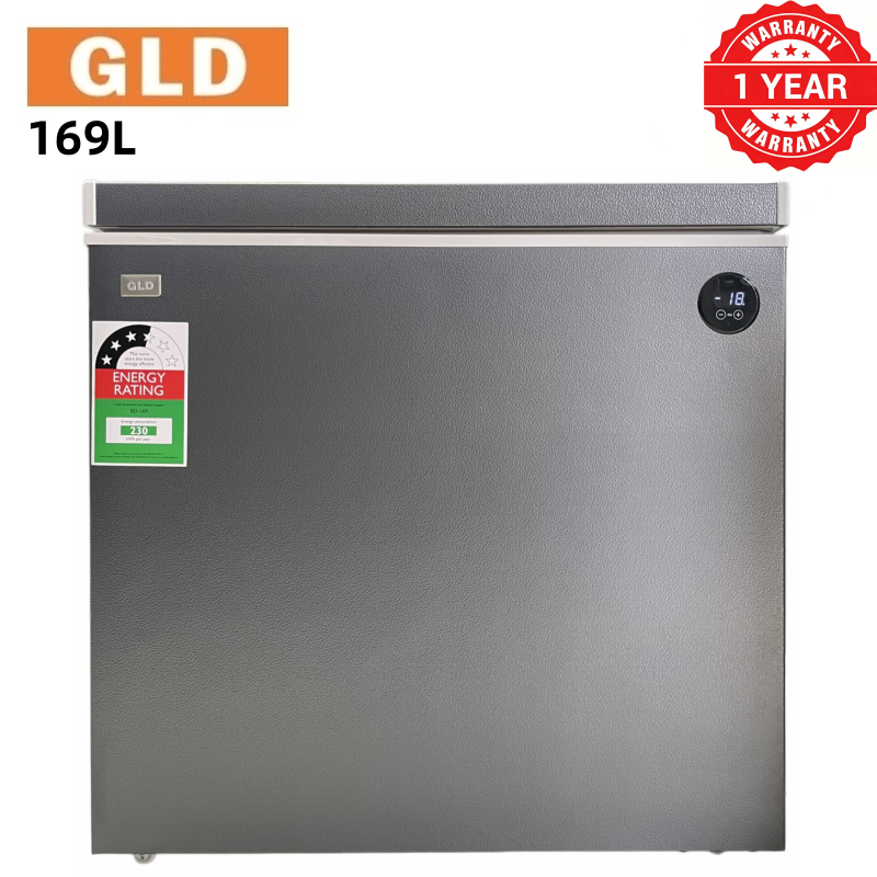 GLD 169L Chest Deep Freezer | Fast Cooling | Energy Saving | Smart Digital Display | Power Outage Protection | Food-Grade Aluminum Liner | 0°C Alarm | 80% Less Frost | Ultra Quiet