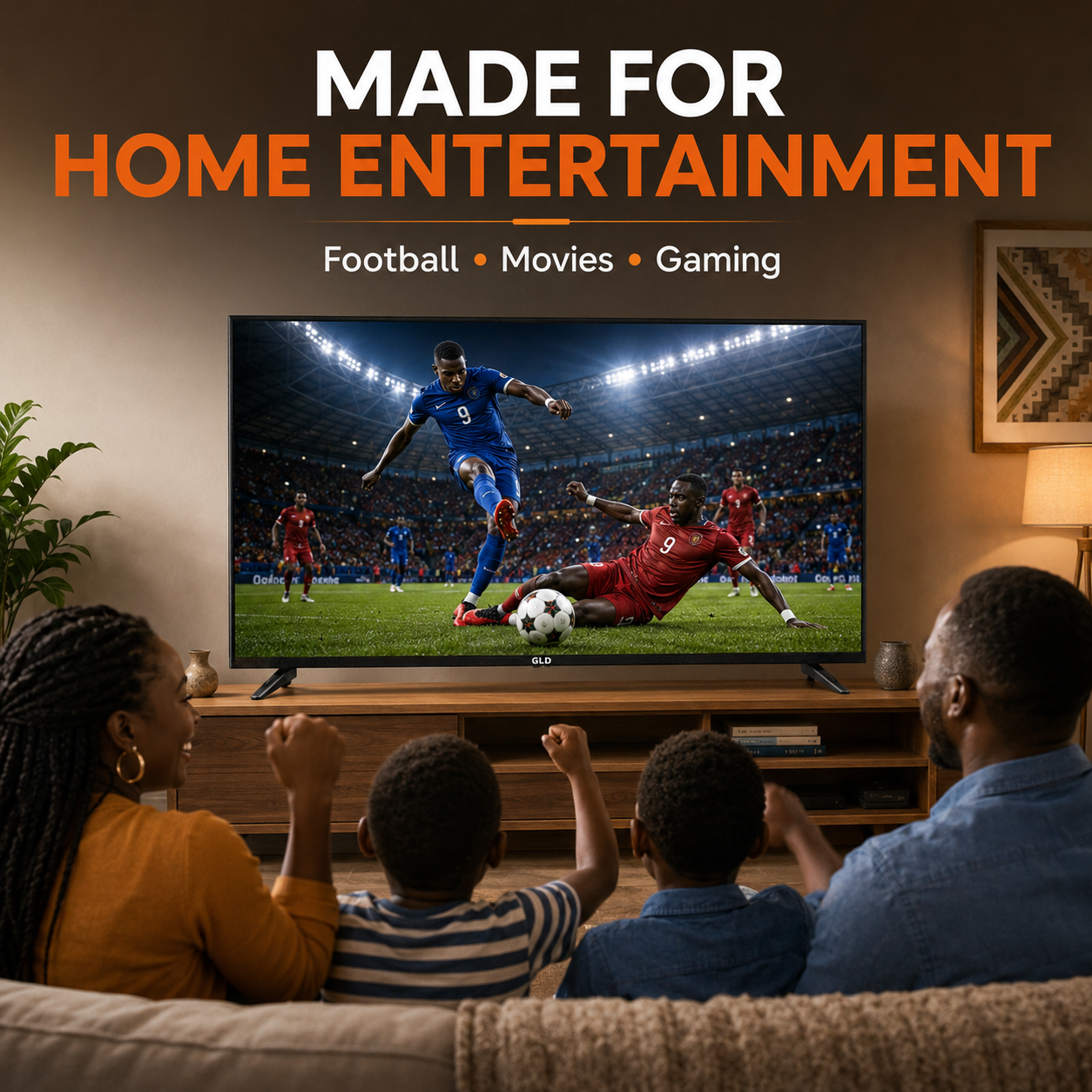 GLD 55Z1 55-Inch 4K UHD Tizen Smart TV, DVB-T2/S2, WiFi & Bluetooth, 3 HDMI, 2 USB, 2×10W Stereo Sound, Black, 1 Year Warranty