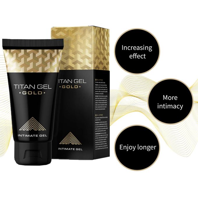 Gold Titan Gel Penis Enlargement Cream Penis Growth Cream Penis Enlargement & Thickening Cream  -50ML