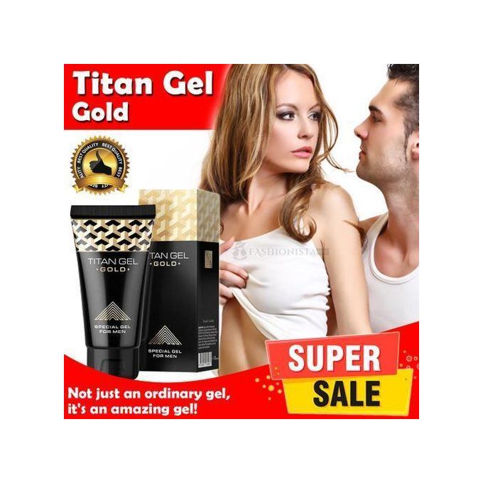 Gold Titan Gel Penis Enlargement Cream Penis Growth Cream Penis Enlargement & Thickening Cream  -50ML