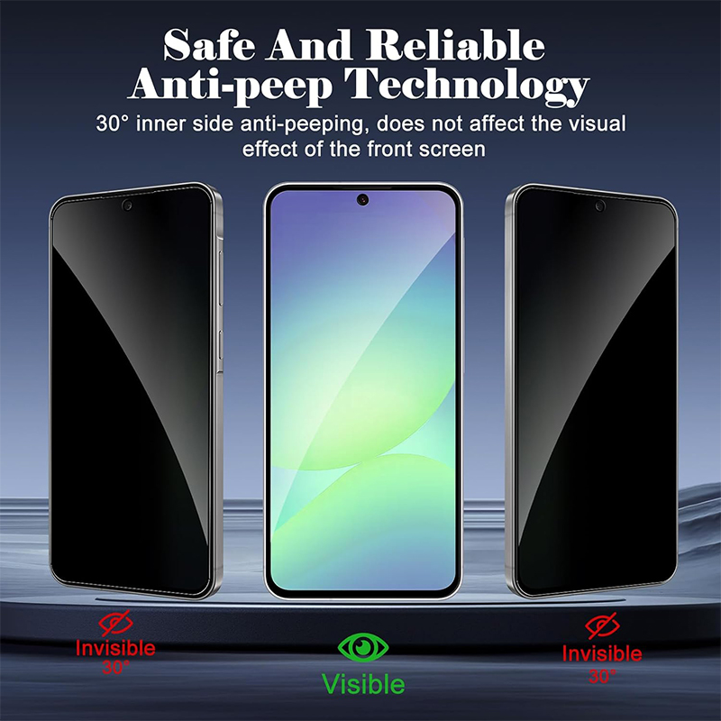 [2-Pack] Privacy Screen Protector for Infinix GT 30 Pro Anti-Spy Tempered Glass Film 9H Hardness, Upgrade Edge Protection, Easy Installation, Bubble Free