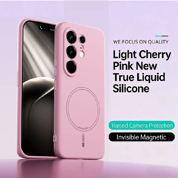 Magnetic Soft Silicone Back Case for Tecno Camon 50 Pro/ Camon 50 Ultra Wireless Charging Cover
