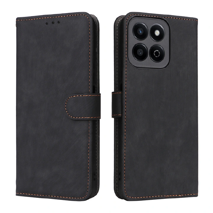 Flip Cover for Honor X7C X8C X9C X6C X5C X5C Plus PU Leather Phone Case Full-Body Protection Shockproof [RFID Blocking] Wallet Cover
