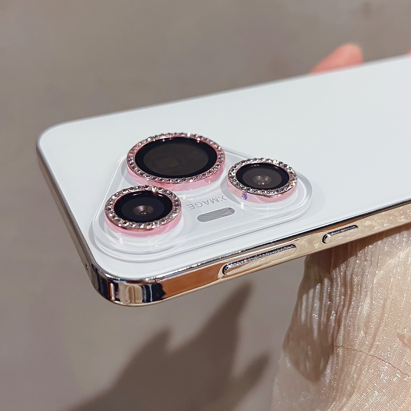 Mobile Transparent Tempered Glass Diamond Shockproof Sublimation Camera Lens Screen Protector for Huawei Pura 70 Pro