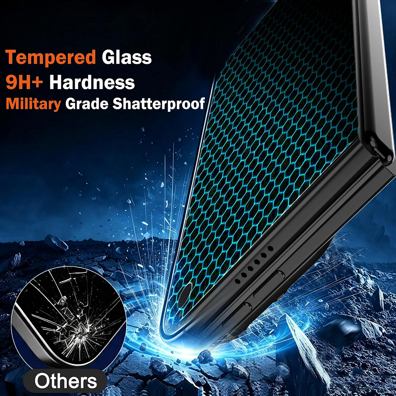 2 Pack Privacy Screen Protector for iPhone Duo 5G Tempered Glass + 2 Pack Camera Lens iPhone Fold Easy Installation Bubble Free