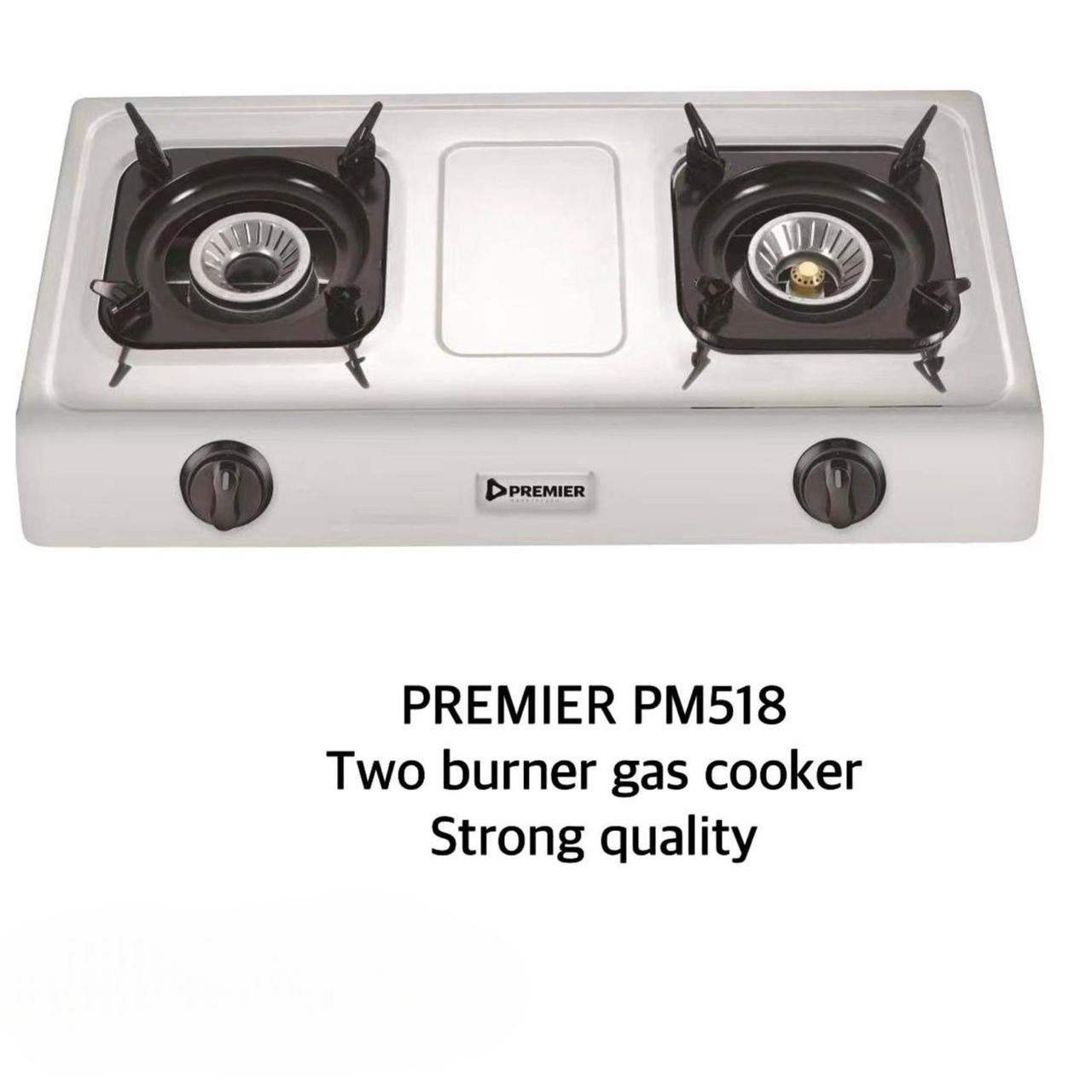 🔥 PREMIER PM518 Two Burner Gas Cooker – Strong Quality & Efficient Cooking Companion 🍳🔥
