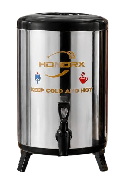 Premium 8.5L Stainless Steel Insulated Hot & Cold Beverage Dispenser – Double-Wall Thermal Drink Server for Tea, Coffee, Juice & Water | Commercial & Home Use