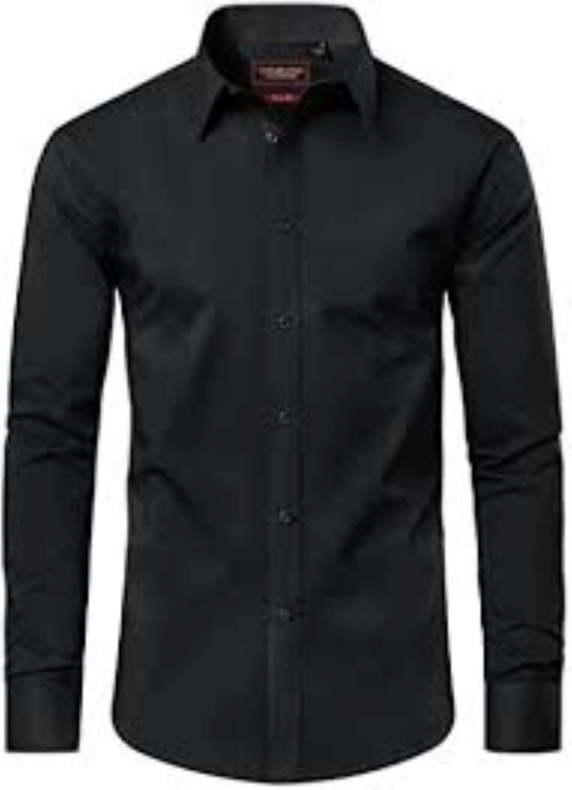 Fashionable 5-Piece Set of Men's Pure Cotton Long-Sleeve Button-Up Regular Fit Shirts – Versatile for Official and Casual Wear