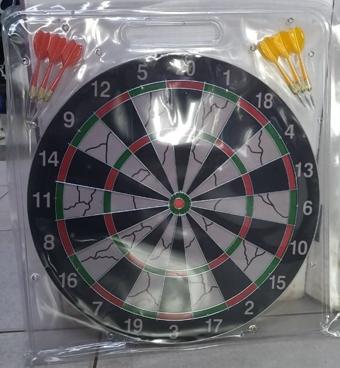 ✨ Premium Official Bristle Dart Board | Heavy-Duty Self-Healing Sisal Tournament Board | Unique & Classy Game Room Recreation Resource ✅