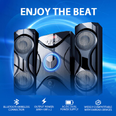 Ailyons ELP 2503K 2.1 Multimedia Woofer System 🔊 Immersive Home Audio with Deep Bass | Sleek 2.1 Channel Design | Bluetooth, USB, SD Card & FM Radio | Perfect for TV, Gaming & Music Lovers ✨