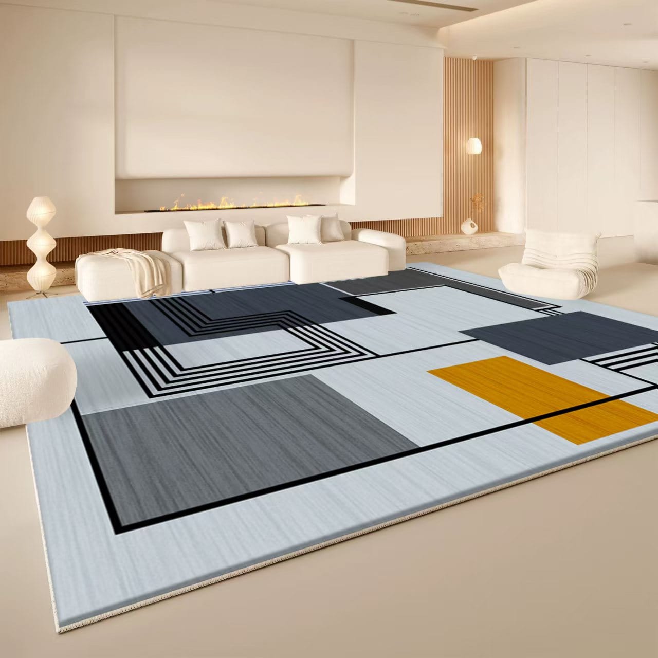 7 x 10 FT Premium HD Modern Living Room Carpet – Soft, Stylish & Durable Area Rug