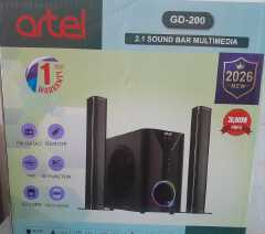 Artel GD-200 2.1 Channel Soundbar Multimedia System - Sleek Home Theater Audio with Bluetooth, USB, FM & Remote Control 🔥🔊