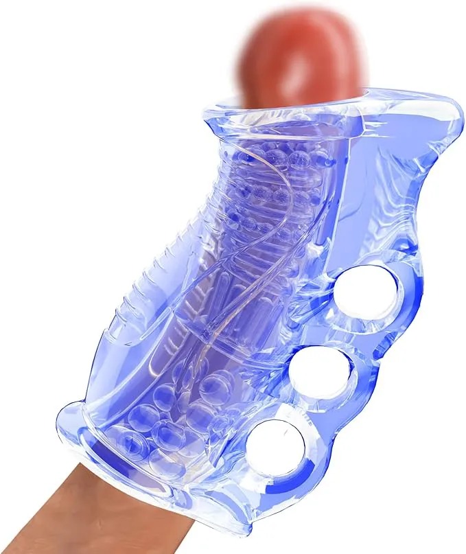 Male Masturbator Sex Adult Toys Pocket Pussy Stroker, Anal Doll Ass for Men Masturbation Oral Handjob Glans Training Tool Penis Trainer Massager Open-Ended Sleeve Blowjob Toy Male Masturbator Sex Adul