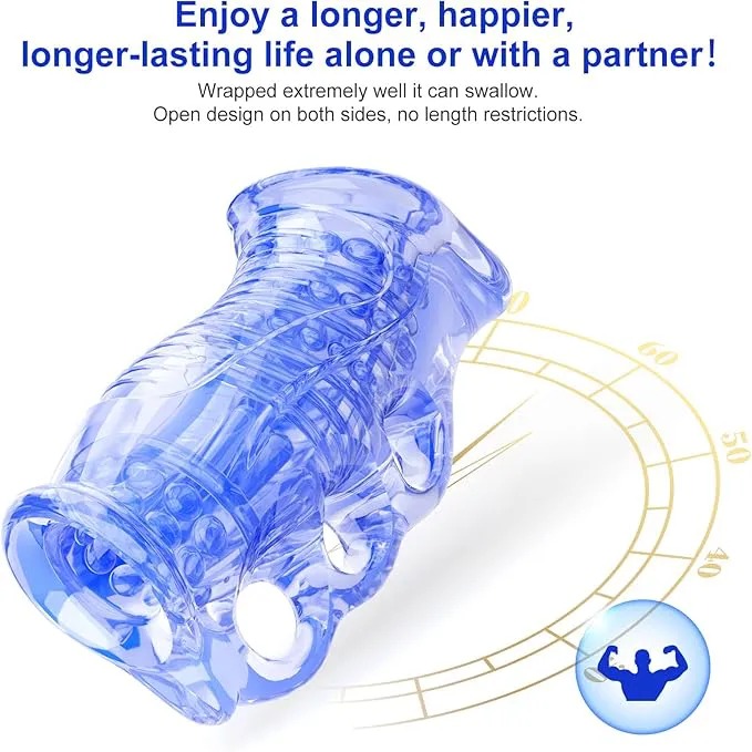Male Masturbator Sex Adult Toys Pocket Pussy Stroker, Anal Doll Ass for Men Masturbation Oral Handjob Glans Training Tool Penis Trainer Massager Open-Ended Sleeve Blowjob Toy Male Masturbator Sex Adul - image 2